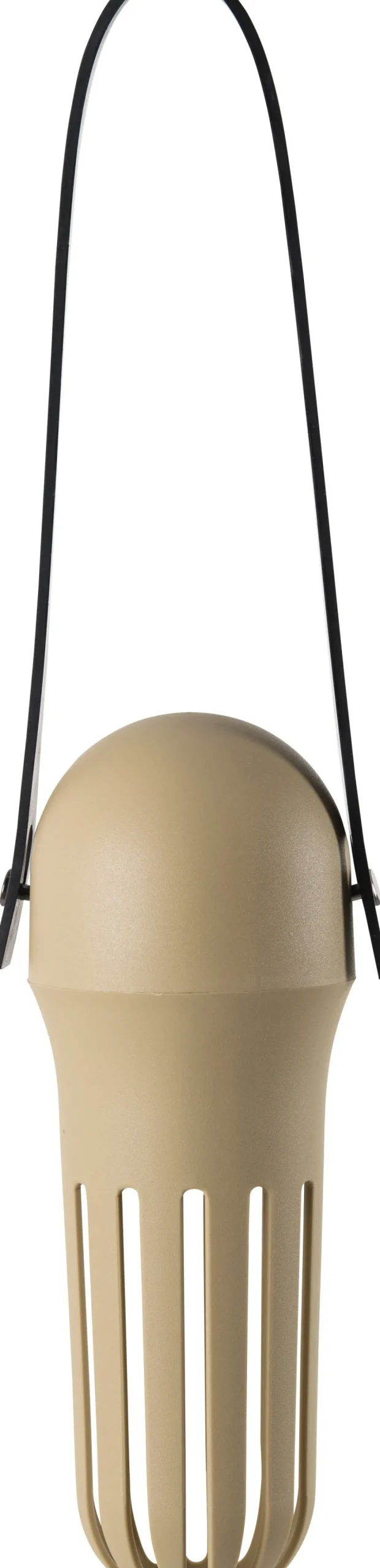 Intratuin Singing Friend Erdnuss-Futtersilo Max beige D 8 H 21 cm| Gartenvögel|Vogelfutterhäuser