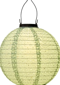 Intratuin Solarleuchte Marrakesh grün D 25,5 H 25,5 cm| Solar Gartenleuchten