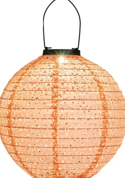 Intratuin Solarleuchte Marrakesh rosa D 25,5 H 25,5 cm| Solar Gartenleuchten|Außenleuchten Hängend