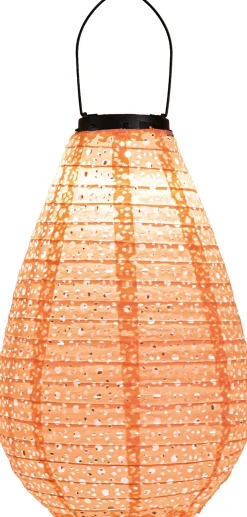 Intratuin Solarleuchte Marrakesh rosa D 20 H 29 cm| Solar Gartenleuchten|Außenleuchten Hängend