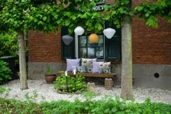 Intratuin Solarleuchte Marrakesh weiß D 29 H 25 cm| Solar Gartenleuchten