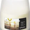 Intratuin Spaas Citronella-Kerze Ginger Love weiß 38 Std. D 8,2 H 9,5 cm| Kerzen Im Glas|Citronella-Kerzen
