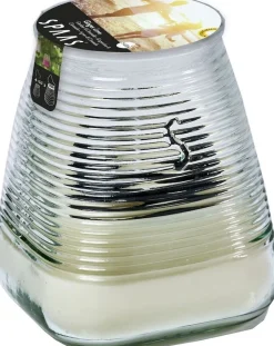 Intratuin Spaas Citronella-Kerze Ginger Love weiß 45 Std. D 9 H 9,8 cm| Kerzen Im Glas|Citronella-Kerzen