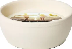 Intratuin Spaas Citronella-Kerze Ginger Love weiß 13 Std. D 10,9 H 4,6 cm| Kerzen Im Glas|Citronella-Kerzen