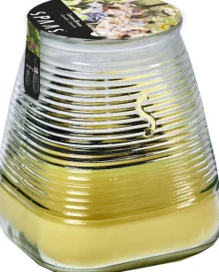 Intratuin Spaas Citronella-Kerze Lemon Breeze gelb 45 Std. D 9 H 9,8 cm| Kerzen Im Glas|Citronella-Kerzen