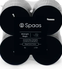 Intratuin Spaas Duftkerze Essential collection Midnight Magic blau 10 Std. D 6 H 2,1 cm 8 St.| Teelichter|Duftkerzen