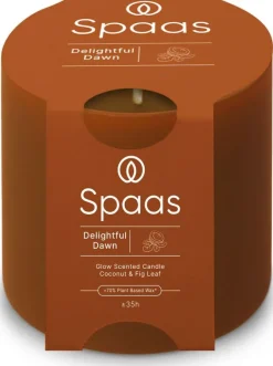 Intratuin Spaas Duftkerze Essential collection Delightful Dawn orange 35 Std. D 7 H 7 cm| Kerzen Im Glas|Duftkerzen