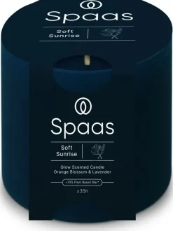 Intratuin Spaas Duftkerze Essential collection Soft Sunrise blau 35 Std. D 7 H 7 cm| Kerzen Im Glas|Duftkerzen