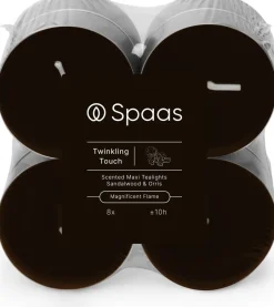 Intratuin Spaas Duftkerze Essential collection Twinkling Touch grün 10 Std. D 6 H 2,1 cm 8 St.| Teelichter|Duftkerzen