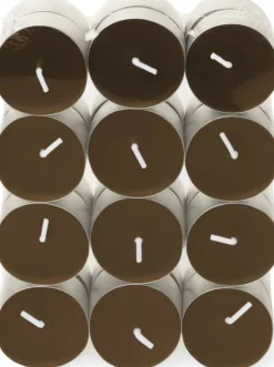 Intratuin Spaas Duftkerze Essential Collection Twinkling Touch braun 4,5 Stunden D 3,9 H 1,6 cm 24 St.| Teelichter|Duftkerzen