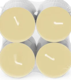 Intratuin Spaas Duftkerze Essential collection Shimmering Smile beige 10 Std. D 6 H 2,1 cm 8 St.| Teelichter|Duftkerzen