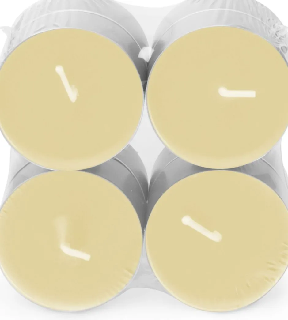 Intratuin Spaas Duftkerze Essential collection Shimmering Smile beige 10 Std. D 6 H 2,1 cm 8 St.| Teelichter|Duftkerzen