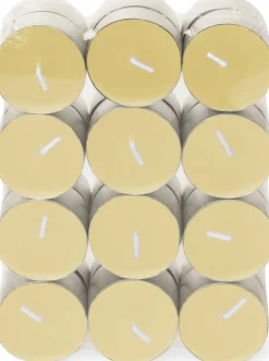 Intratuin Spaas Duftkerze Essential Collection Shimmering Smile beige 4,5 Stunden D 3,9 H 1,6 cm 24 St.| Teelichter|Duftkerzen