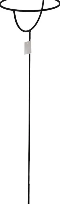 Intratuin Spaas Halter für Kerze in Terracotta-Schale schwarz D 21 H 100 cm| Blumenständer