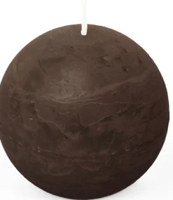 Intratuin Spaas Kugelkerze Essential Collection braun 24 Stunden D 8 H 8 cm| Kugelkerzen