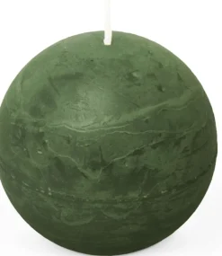 Intratuin Spaas Kugelkerze Essential Collection grün 24 Stunden D 8 H 8 cm| Kugelkerzen