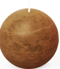 Intratuin Spaas Kugelkerze Essential collection braun 24 Std. D 8 H 8 cm| Kugelkerzen