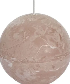 Intratuin Spaas Kugelkerze Rustic beige 24 Std. D 8 cm| Kugelkerzen