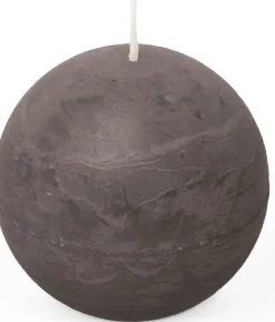 Intratuin Spaas Kugelkerze Rustic taupe 24 Std. D 8 cm| Kugelkerzen