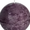 Intratuin Spaas Kugelkerze Rustic violett 24 Std. D 8 cm| Kugelkerzen