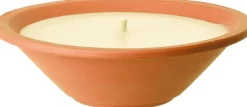 Intratuin Spaas Outdoor-Kerze in Terracotta-Schale D 23 H 6,5 cm| Kerzen Im Glas