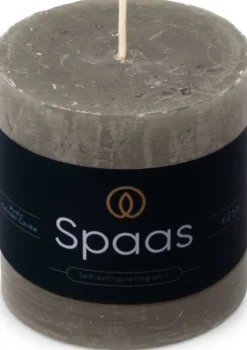 Intratuin Spaas Stumpenkerze Essential collection grau 25 Std. D 7 H 7 cm| Stumpenkerzen