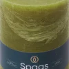 Intratuin Spaas Stumpenkerze Essential collection olivgrün 95 Std. D 10 H 13 cm| Stumpenkerzen