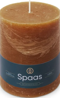 Intratuin Spaas Stumpenkerze Essential Collection braun 95 Stunden D 10 H 13 cm| Stumpenkerzen