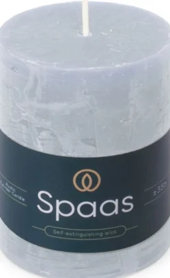 Intratuin Spaas Stumpenkerze Essential collection hellblau 35 Std. D 7 H 9,5 cm| Stumpenkerzen