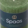 Intratuin Spaas Stumpenkerze Essential collection grün 25 Std. D 7 H 7 cm| Stumpenkerzen
