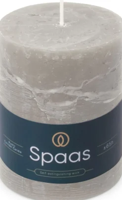 Intratuin Spaas Stumpenkerze Essential collection grau 65 Std. D 8 H 11 cm| Stumpenkerzen