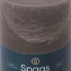 Intratuin Spaas Stumpenkerze Essential collection dunkelgrau 95 Std. D 10 H 13 cm| Stumpenkerzen
