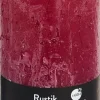 Intratuin Spaas Stumpenkerze Rustic rot D 7 cm H 13 cm| Stumpenkerzen