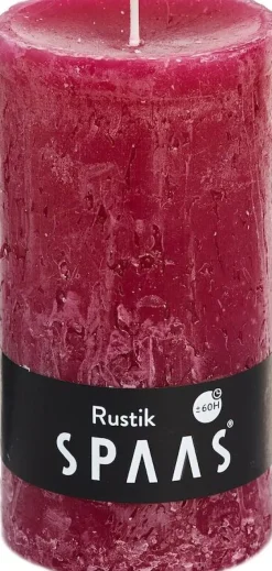 Intratuin Spaas Stumpenkerze Rustic rot D 7 cm H 13 cm| Stumpenkerzen