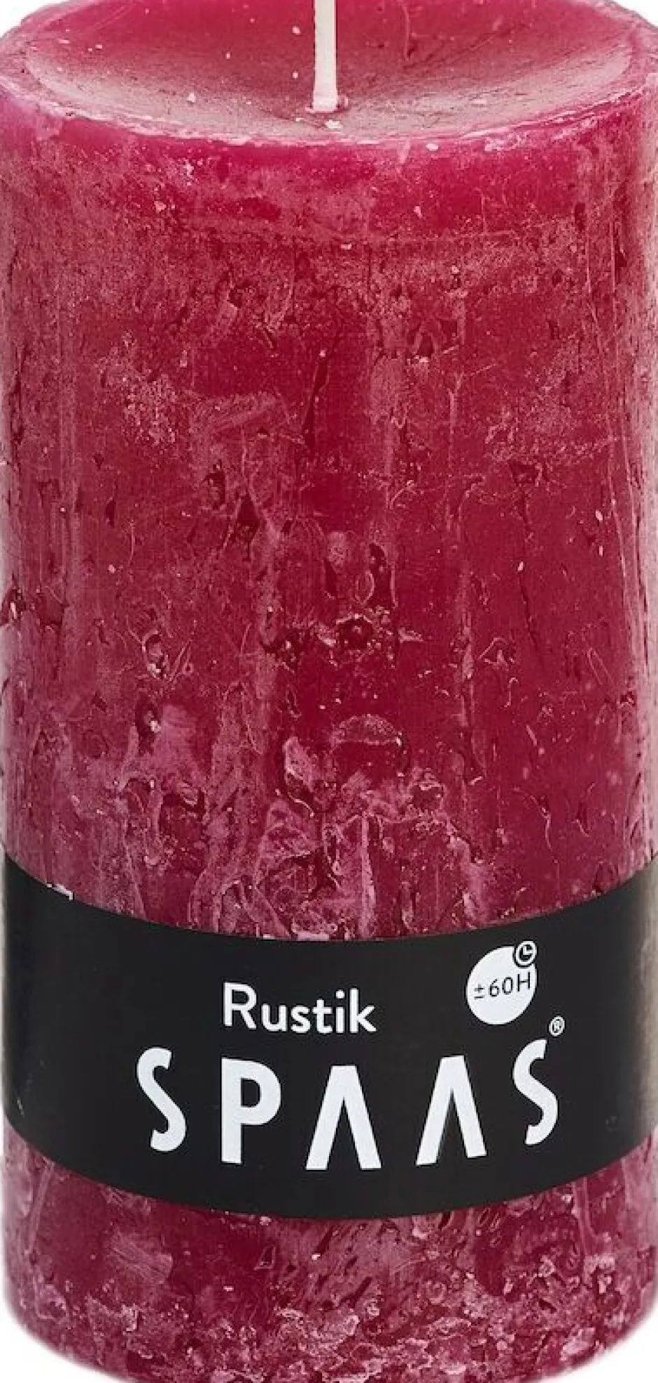 Intratuin Spaas Stumpenkerze Rustic rot D 7 cm H 13 cm| Stumpenkerzen