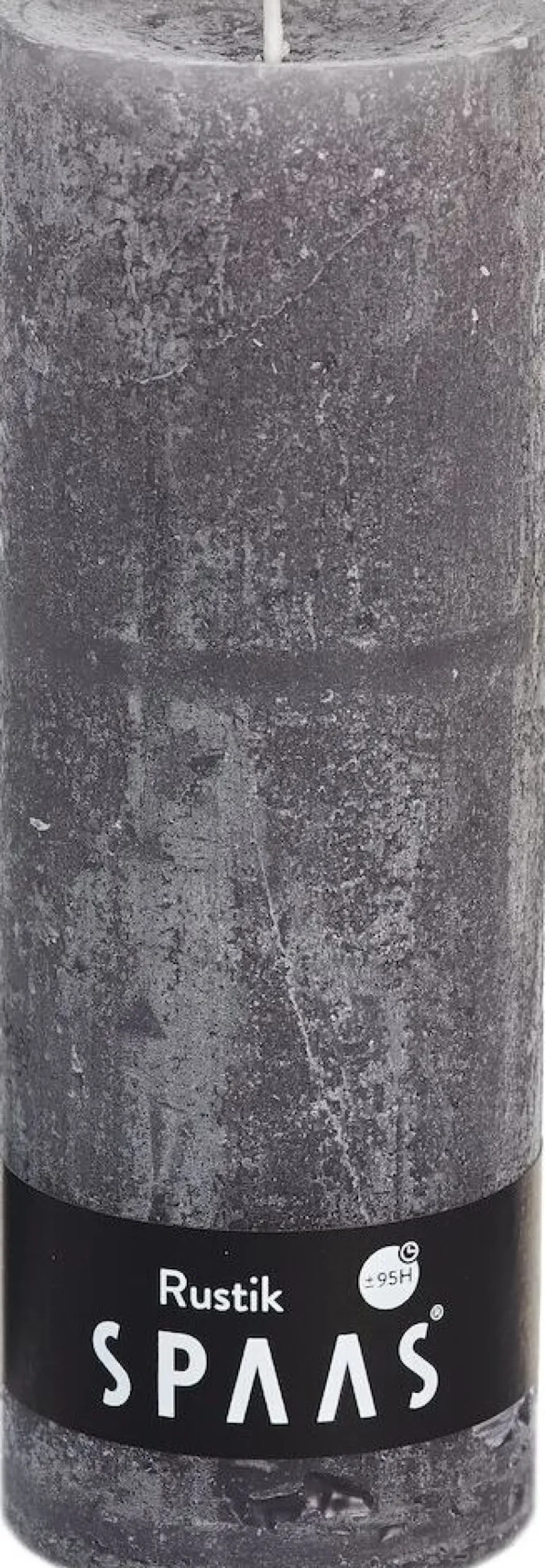 Intratuin Spaas Stumpenkerze Rustic taupe D 6,8 cm H 19 cm| Stumpenkerzen