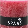 Intratuin Spaas Stumpenkerze Rustic rot D 10 cm H 10 cm| Stumpenkerzen