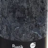 Intratuin Spaas Stumpenkerze Rustic schwarz D 7 cm H 13 cm| Stumpenkerzen