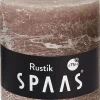 Intratuin Spaas Stumpenkerze Rustic taupe D 10 cm H 10 cm| Stumpenkerzen