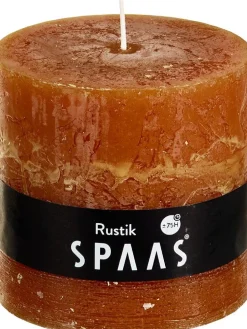 Intratuin Spaas Stumpenkerze Rustic zimtbraun D 10 cm H 10 cm| Stumpenkerzen