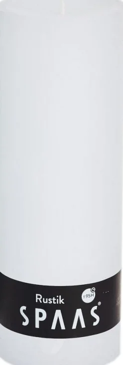 Intratuin Spaas Stumpenkerze Rustic weiß D 6,8 cm H 19 cm| Stumpenkerzen