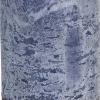 Intratuin Spaas Stumpenkerze Rustic grau-blau D 10 cm H 20 cm| Stumpenkerzen