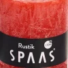 Intratuin Spaas Stumpenkerze Rustic rot D 7 cm H 8 cm| Stumpenkerzen