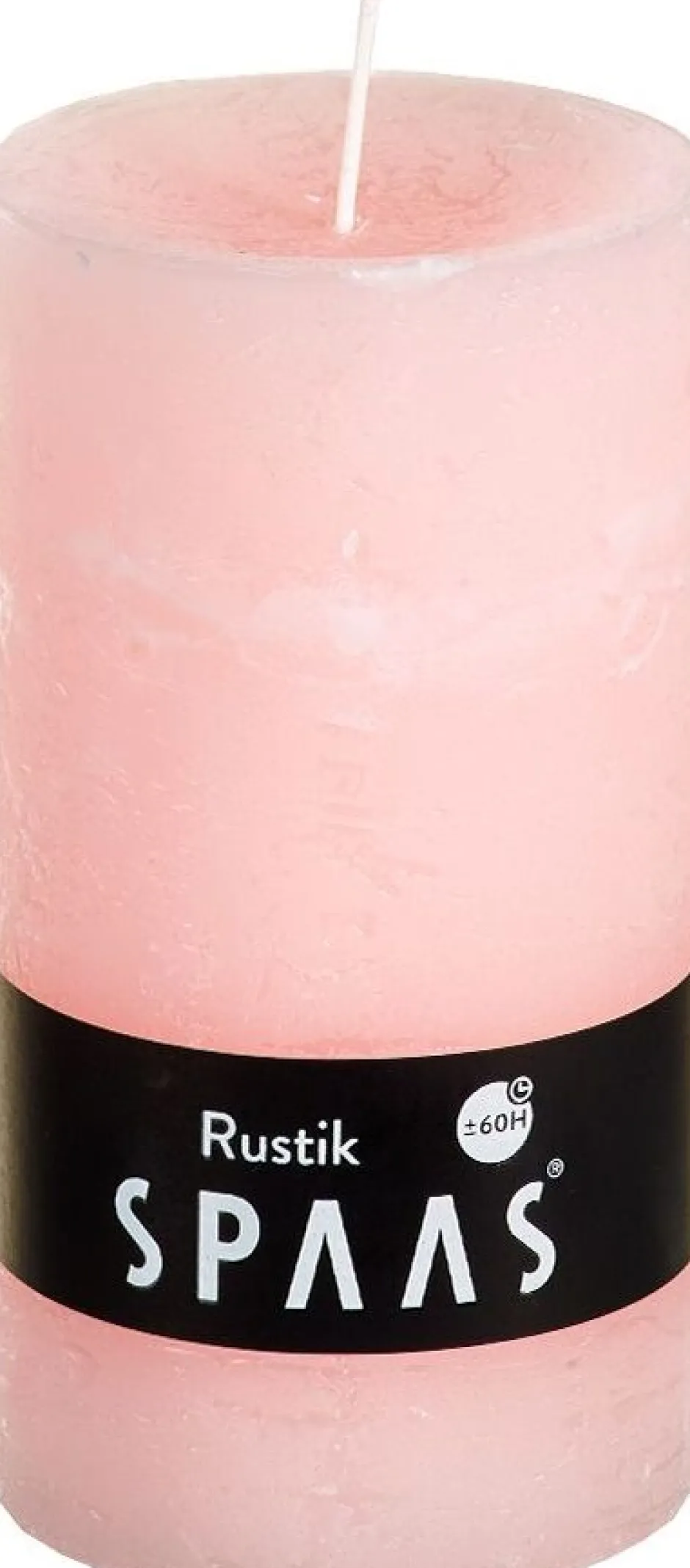 Intratuin Spaas Stumpenkerze Rustic rosa D 7 cm H 13 cm| Stumpenkerzen