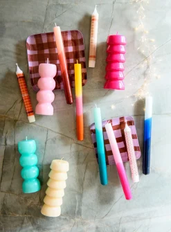 Intratuin Stabkerze Triple dipped mintblau 7,5 Std. D 2,2 H 25 cm| Stabkerzen