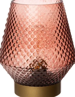 Intratuin Tischleuchte bordeaux D 12 H 17 cm| Tischleuchten