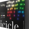 Intratuin Twinkly Eisregen-Lichterkette mit App 190 LEDs bunt und warmweiß 5 m| Weihnachtsbaumbeleuchtung|Eisregen Lichterketten