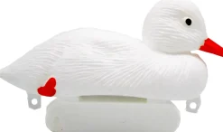 Intratuin Ubbink Teichdeko Ente weiß 12,5 x 6,5 x 7,3 cm| Gartenteich