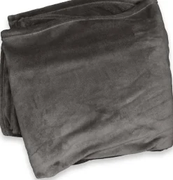 Intratuin Unique Living Decke Enzo dunkelgrau 130 x 180 cm| Decken & Plaids