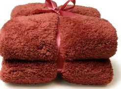 Intratuin Unique Living Decke Teddy terracotta 150 x 200 cm| Decken & Plaids